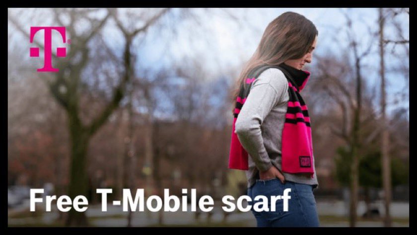 Today, my favorite #TMobileTuesdays perk is a <a href="/TMobile/">T-Mobile</a> scarf🧣! Get yours at a local store while supplies last (and be sure to check the app for all the details)! 😁