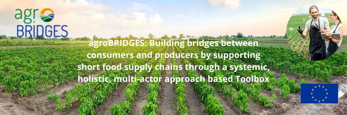 agrobridges_EU's tweet photo. @agrobridges_EU @EU_H2020  project will empower farmers with practical knowledge &amp; tools to set up new business &amp; marketing models based on SFSCs with a focus on reducing intermediaries &amp; linking producers with consumers. 

✅involving over 400 people

🔎https://t.co/GWwyPQJnYf https://t.co/FaBgdv2J0l