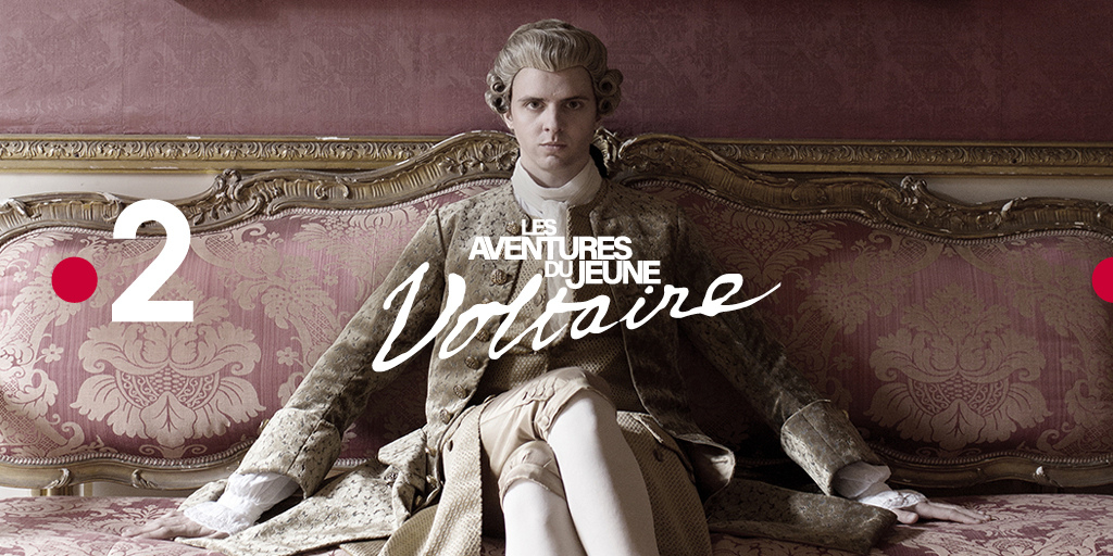 francetvpro's tweet photo. #TempsForts @France2tv

Comment François-Marie Arouet est devenu Voltaire ?

Réponse dans la mini-série "Les Aventures du jeune Voltaire" signée Alain Tasma 
Avec @thomassoliveres #ChristaTheret @VictorMeutelet #ValerieBonneton

📅 Dès lundi 8 Février à 21.05
#serie @Francetele https://t.co/6hDdhmLjkn