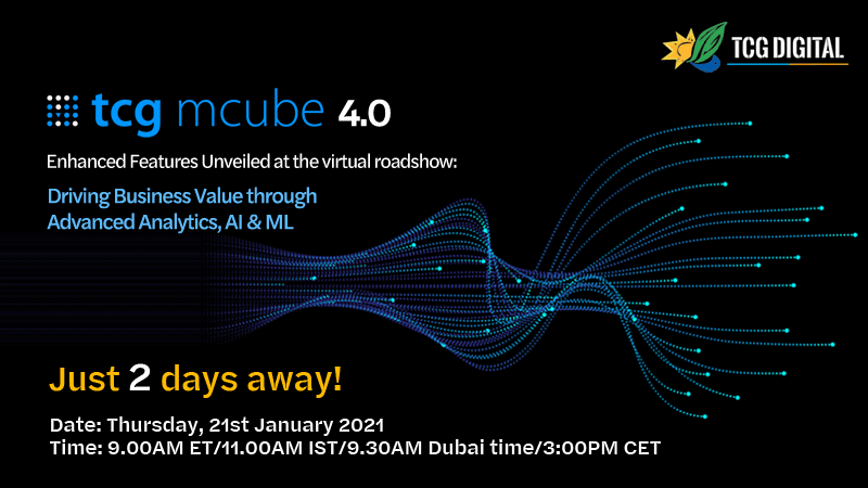 TCG_digital's tweet photo. tcg mcube 4.0 is here! Upgraded with #interestingfeatures, it holds a #significantadvantage over other similar platforms. To discover more, make sure you are a part of the launch.
Links to register:
https://t.co/6WKrKQhe6M (For the US)
https://t.co/rAyzTQomL2 (For India and ME) https://t.co/NeLECAbZaL