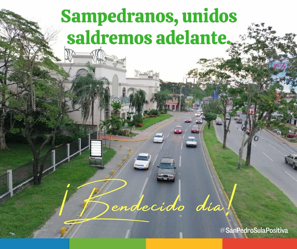 MuniSPS0501's tweet photo. ¡#FelizMartes #SanPedroSula!

Hoy más que nunca tenemos que unir fuerzas para salir adelante y levantarnos con la ayuda de Dios.

#FelizDía.

#TodosConMascarilla 
#TodoVaAEstarBien
#19Enero https://t.co/Fk5LKjnL4O