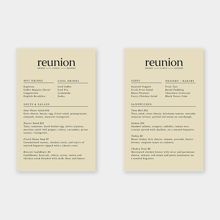 It is stylish and elegant and includes two pages plus two speckled cover design options. All text is editable and the typography has been carefully designed to look great. Order online today bit.ly/3oGQ5Q3