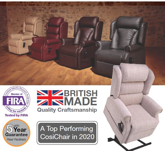 We can supply the Jubilee #RiserRecliner in 3 sizes, across 4 back designs &amp; beautifully upholstered in 8 fabrics - you'll be spoilt for choice! DM to request Brochure or view webpage -> bit.ly/2XQ4FZQ