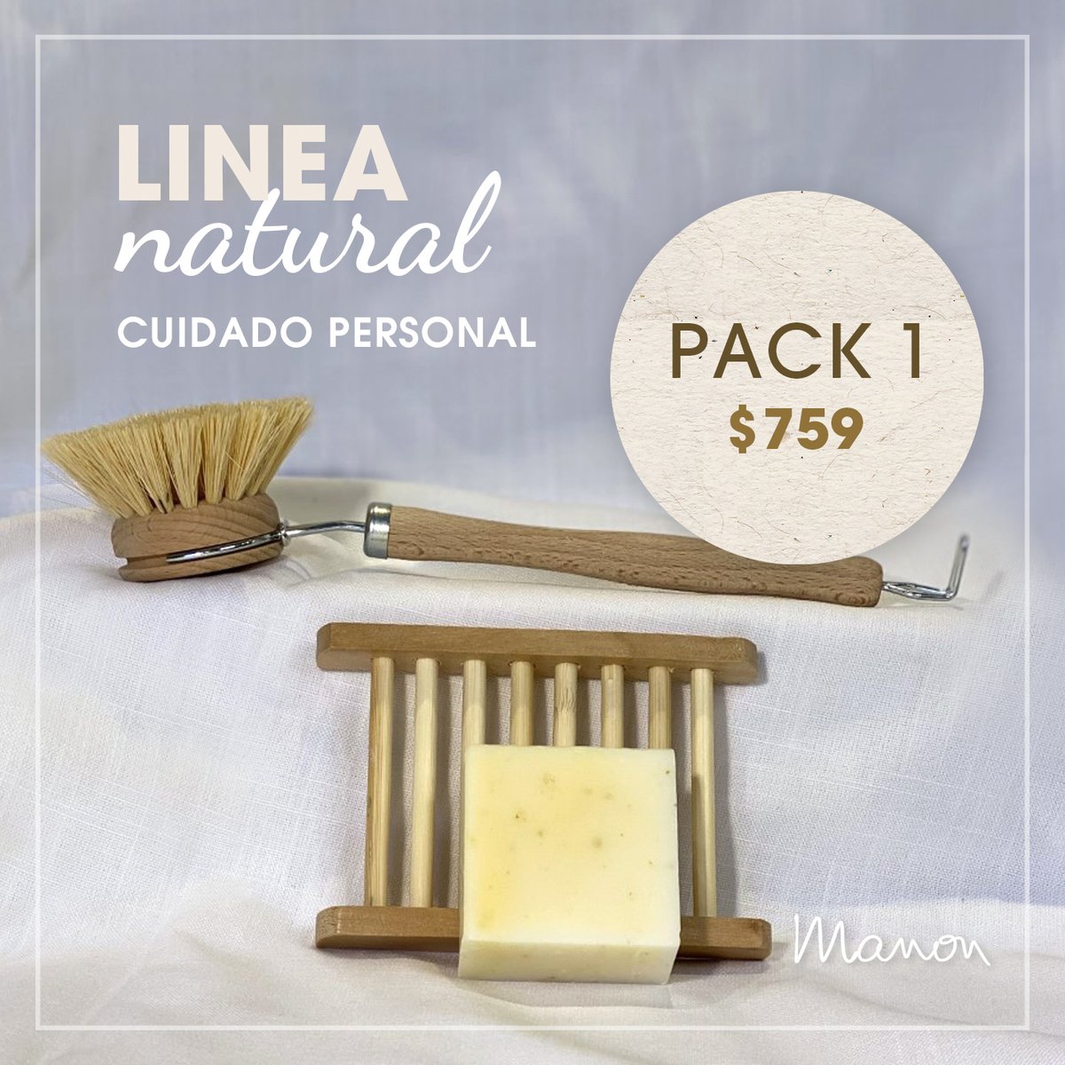 esteticamanon's tweet photo. Elegimos cuidarte con estos Packs de nuestra #LíneaNatural para el Cuidado Personal 💗
#Pack1 incluye:
• Jabón 75 gr.
• Jabonera de madera rectangular
• Cepillo con cerda natural, mango desmontable
🎁 $759
¡¡Encontralos en nuestra tienda online!!🛒💝
https://t.co/Fzsa3J7zro https://t.co/M4Lab1hgdT