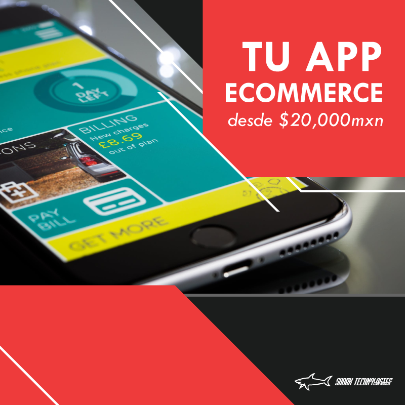 SharkTechMX's tweet image. Obten tu app ecommerce para tu negocio 📱🏪 desde 💲20,000mxn.  Conoce más de nuestros servicios a través de WhatsApp: bit.ly/353rzh 💻📲
#App #ECommerce #Empresa #Negocio #Smartphone #Tecnología #Tienda #Restaurante #Delivery #México