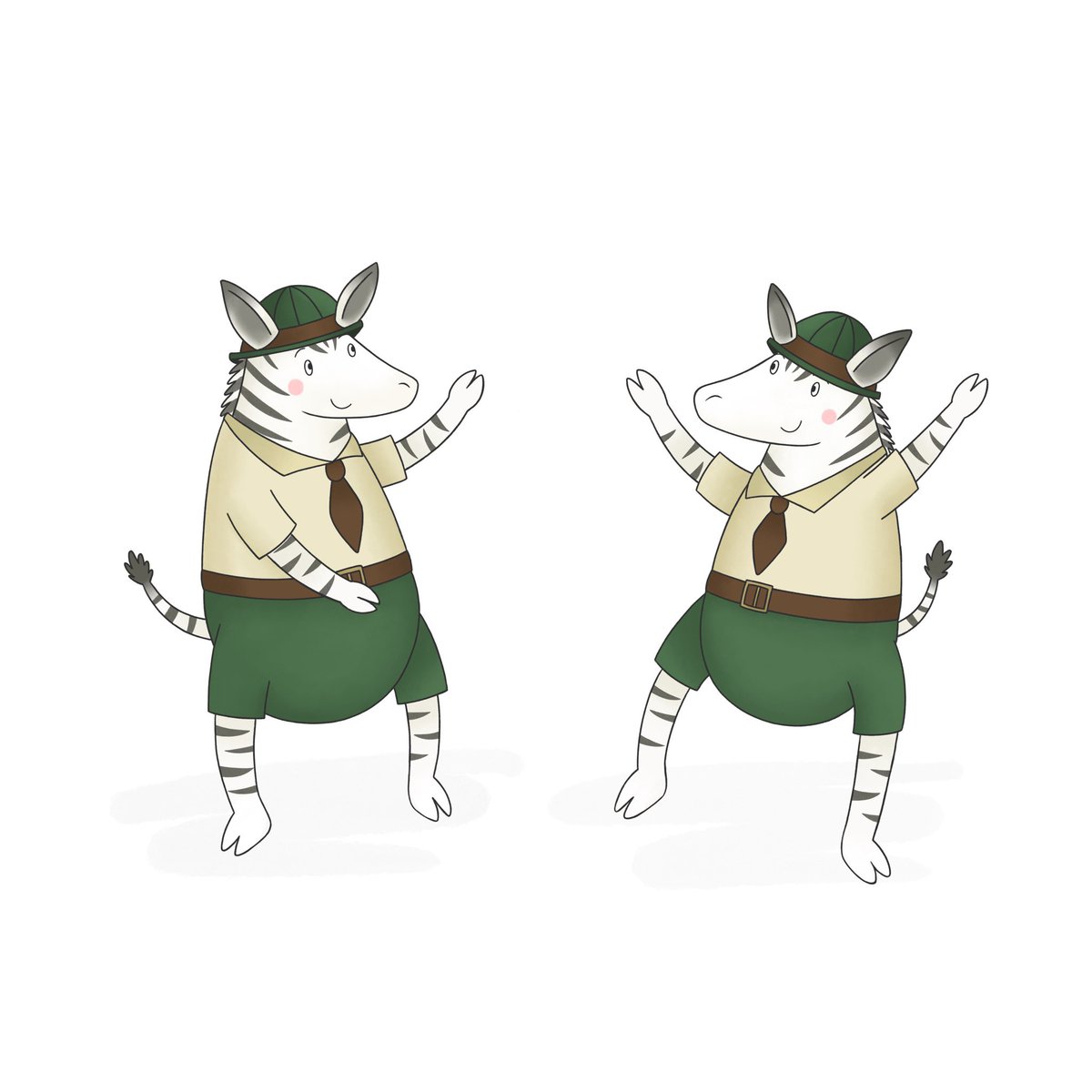 We’re finally at the end of my fancy dress animal alphabet series! 🔤 seeing us out are these zebras dressed as zookeepers 🦁🐍🦒 I’m currently working on a new alphabet series that I’m super excited for you to see soon!🌟 #illustration #childrensillustration #kidlitart