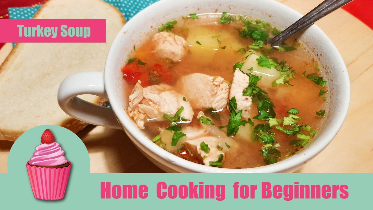 MakeHomeCookin1's tweet photo. Heart warming turkey soup.
Watch my new video on youtube
https://t.co/823U5oiSJl

Don't forget - Like and Subscribe! Thx and kisses!

#turkeysoup #turkeyreceipes #turkey #soup https://t.co/bkdEkEEAzj