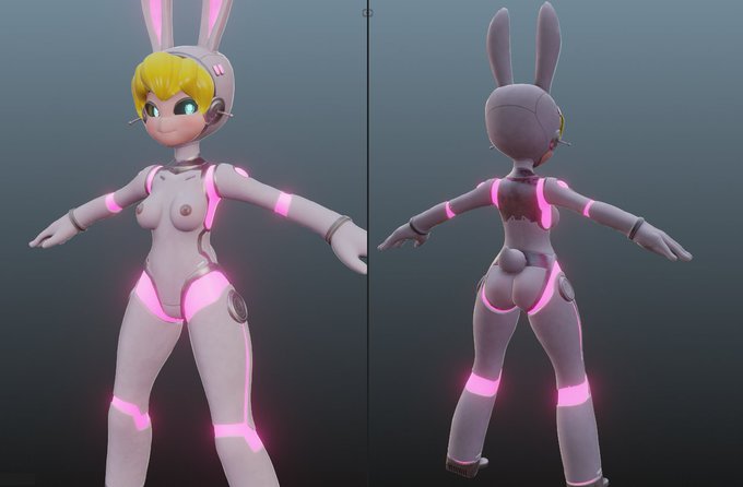 Here's Buffy Sugo with textures.  still tweaking some things along side doing other projects.   hows<a href="/tag/samus"class="tags"><span>#samus</span></a><a href="/tag/metroiddread"class="tags"><span>#metroiddread</span></a>