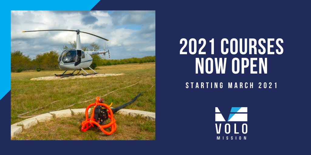 VoloMission's tweet photo. 2021 COURSES OPEN

#HelicopterPilot, we have open spots for our next #longline course, starting February 20th.

Sign Up Now
https://t.co/2TVaQKtNg2 https://t.co/V4oVBkkprL