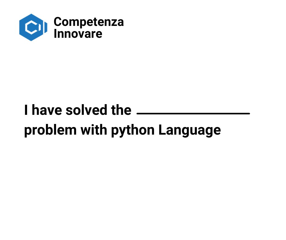 thecompetenza's tweet image. What one thing that you solved with the help of Python Language?

#pythondeveloper #solveaproblem