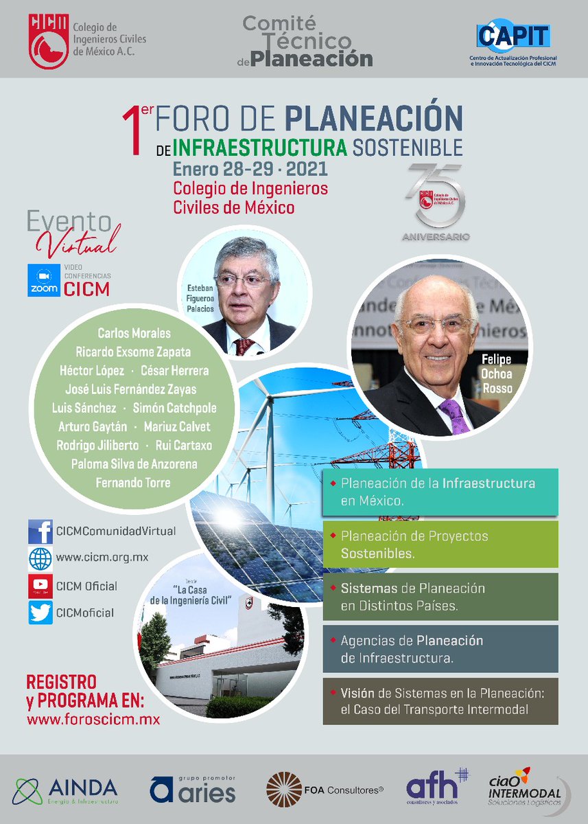 ciaO_Mexico's tweet photo. #Agenda | Nuestro Dir. Gral. @CarlosSantilln1 moderará el panel relativo al caso del #TransporteIntermodal  del 1° Foro de Planeación de #Infraestructura Sostenible. 
-> Regístrate aquí: https://t.co/eJHlJE5SfL

@CICMoficial @CapitOficial @CiaoIntermodal #tmec #logística https://t.co/jZCmCISKHf
