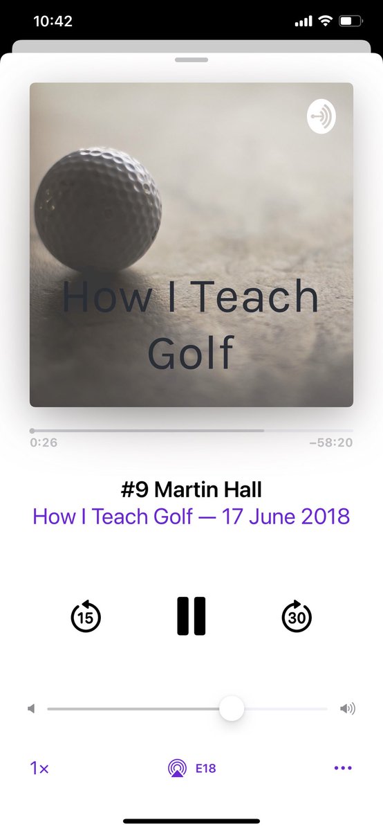 StuGolfPro's tweet photo. This podcast with @martinhallGC with @Dunk_W is a great listen to any enthusiastic golf coach who wants to know how to get better on a daily basis. #Golf #GolfCoach #GolfCoaching #MartinHall #GolfPodcast #LearningNuggets #DailyDevelopment #LearningNeverStops 👊 https://t.co/d78ZhjX3UU