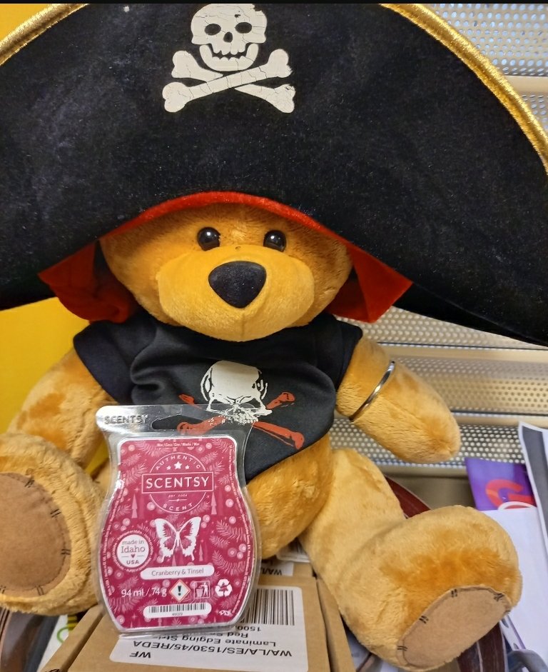 Pirate Pete has discovered Scentsy!