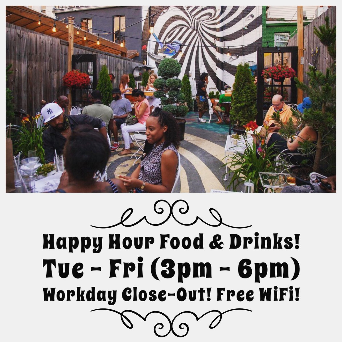 mrbraxtondc's tweet photo. 🥃HAPPY HOUR is back!!🍺 Tues-Fri (3pm-6pm)💃🏻🕺🏾 #DCPatios #DCTakeOut ##MrBraxtonDC #ParkviewDC #PetworthDC #SistersThatBrunch #DCFoodPorn #DCFood #DCBrunch #DC #DCdinner #PetworthMetro #DCHappyHour #WashingtonDC #DCbars #DCRestaurants #DCPatioBars #DCPatioRestaurant https://t.co/oLXT0d4lsJ