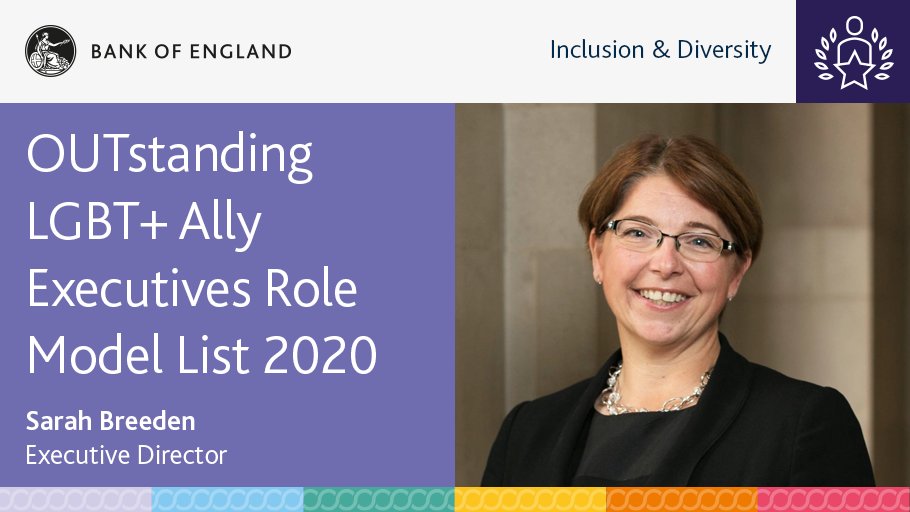 bankofengland's tweet photo. 'The Bank can be a role model for inclusion of LGBTQ+ colleagues wherever they work. Our Out & Proud Action Plan shows how, and our focus for 2021 on trans/non-binary inclusion. I am thrilled our commitment has been recognised. More is to come.' https://t.co/pgAn0YssAf #Turing50 https://t.co/ijtyXYrjsc