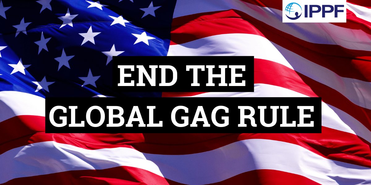 ippf's tweet photo. 🇺🇸⏰ With the countdown on for the US #InaugurationDay, IPPF hopes that @JoeBiden will repeal the Global Gag Rule ASAP – ensuring that sexual and reproductive healthcare is a reality for everyone, everywhere. Learn more: https://t.co/NIjHRosU1S  #EndTheGlobalGag https://t.co/72NlaUA749