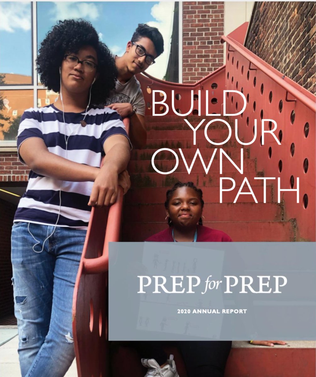 Prep_for_Prep's tweet photo. #BuildYourOwnPath This Annual Report is the first in over a decade whose cover photo was taken by an alum! Amaris Modesto (XX) is a content strategist, digital producer, and multimedia artist whose work is a direct response to injustice. https://t.co/SUO00ueF6I