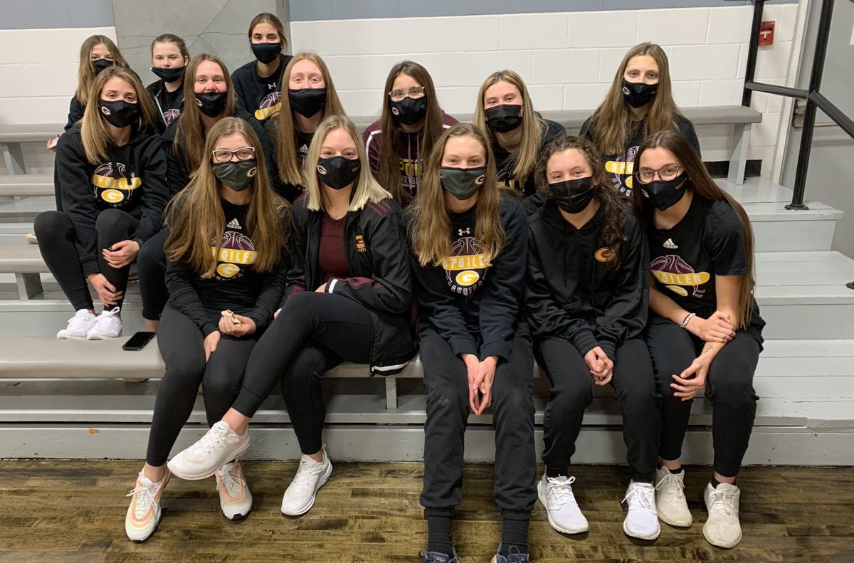 SpoilersGirls's tweet image. Spoiler Game Day Masked Up and Excited to Hit the Road 🏀 🚌 #StayGolden #SpoilerStrong 
📍Thompson ND
🆚 Thompson “Tommies”
🕰  3:45 (7) 4:30 (C) 6:00 (JV) 7:30 (Varsity)
📺 Vouchers needed to attend C/JV/Varsity.  Masks required.  Games streamed on NFHS Network.