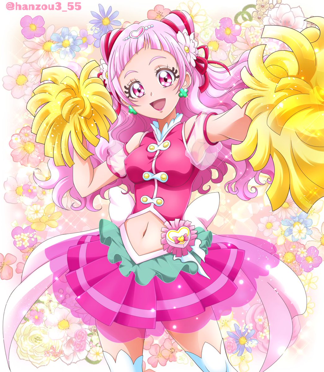 半蔵 はなちゃん 誕生日おめでとう とりあえず過去絵でお祝いです 元気一杯の彼女に思いっきりエールを頂きたいですよね 野乃はな生誕祭 野乃はな生誕祭21 キュアエール生誕祭 キュアエール生誕祭21