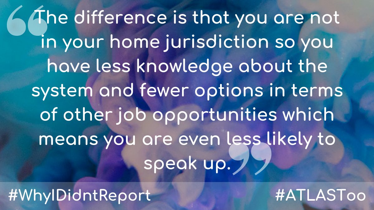 atlas_women's tweet photo. 📢#WhyIdidntReport #ATLASToo #MeToo https://t.co/4hGlUQkuEN