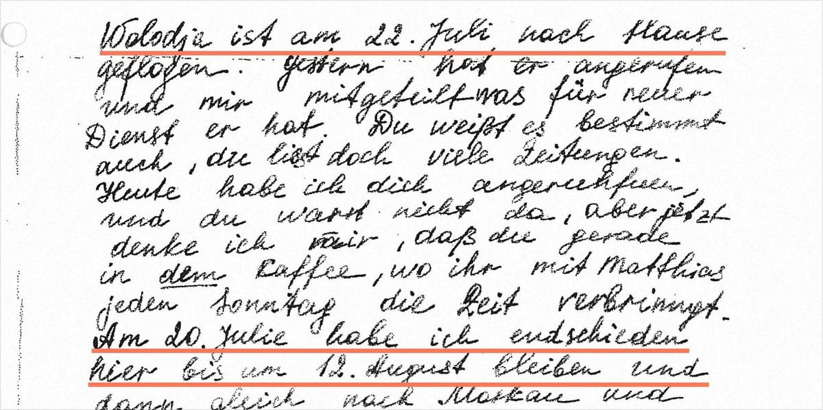 Putina’s letters describe several fancy European vacations, including a trip to Switzerland w the Shamalovs (future ex-in-laws) & a summer 1998 visit to France, interrupted by Putin’s appointment as FSB head. (Officially, she’d been alone at the Baltic Sea when this happened .)