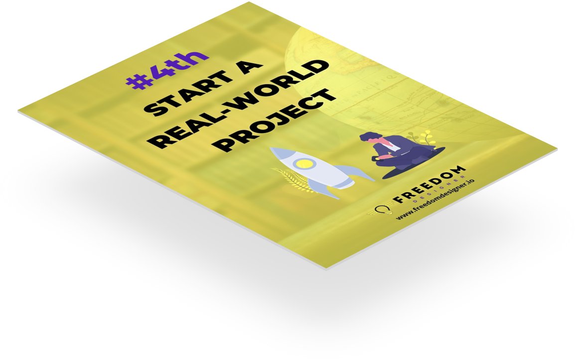 4. Start a real-world projectWhether you want to start with- website creating, - copywriting, - or email marketing the most important requirement for start making money with it is not getting stuck in the tutorial trap.This email will help you with exactly this.