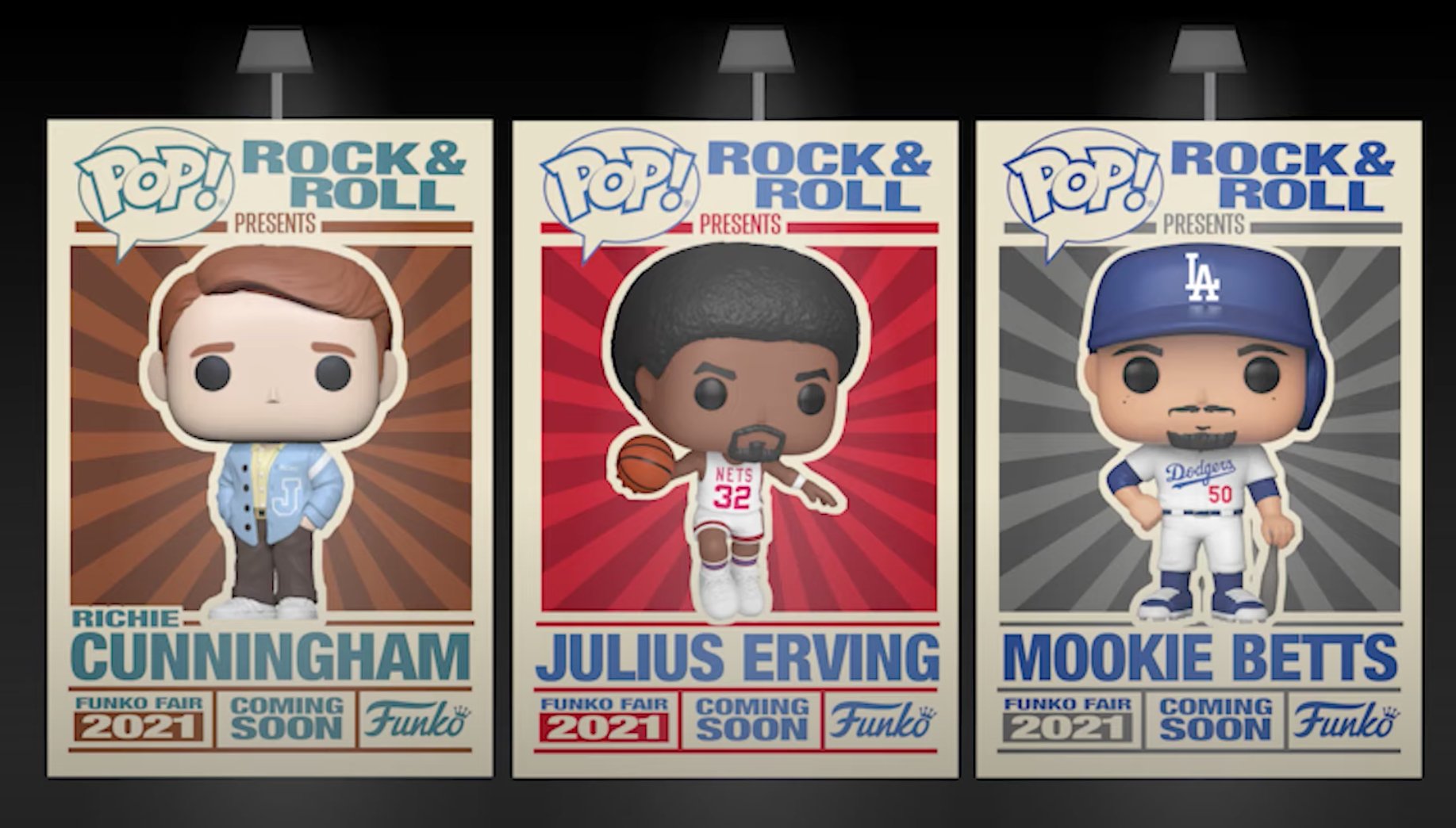 Pop Vinyl World on X: Funko Fun TV Reveals: Mookie Betts, Dr. J