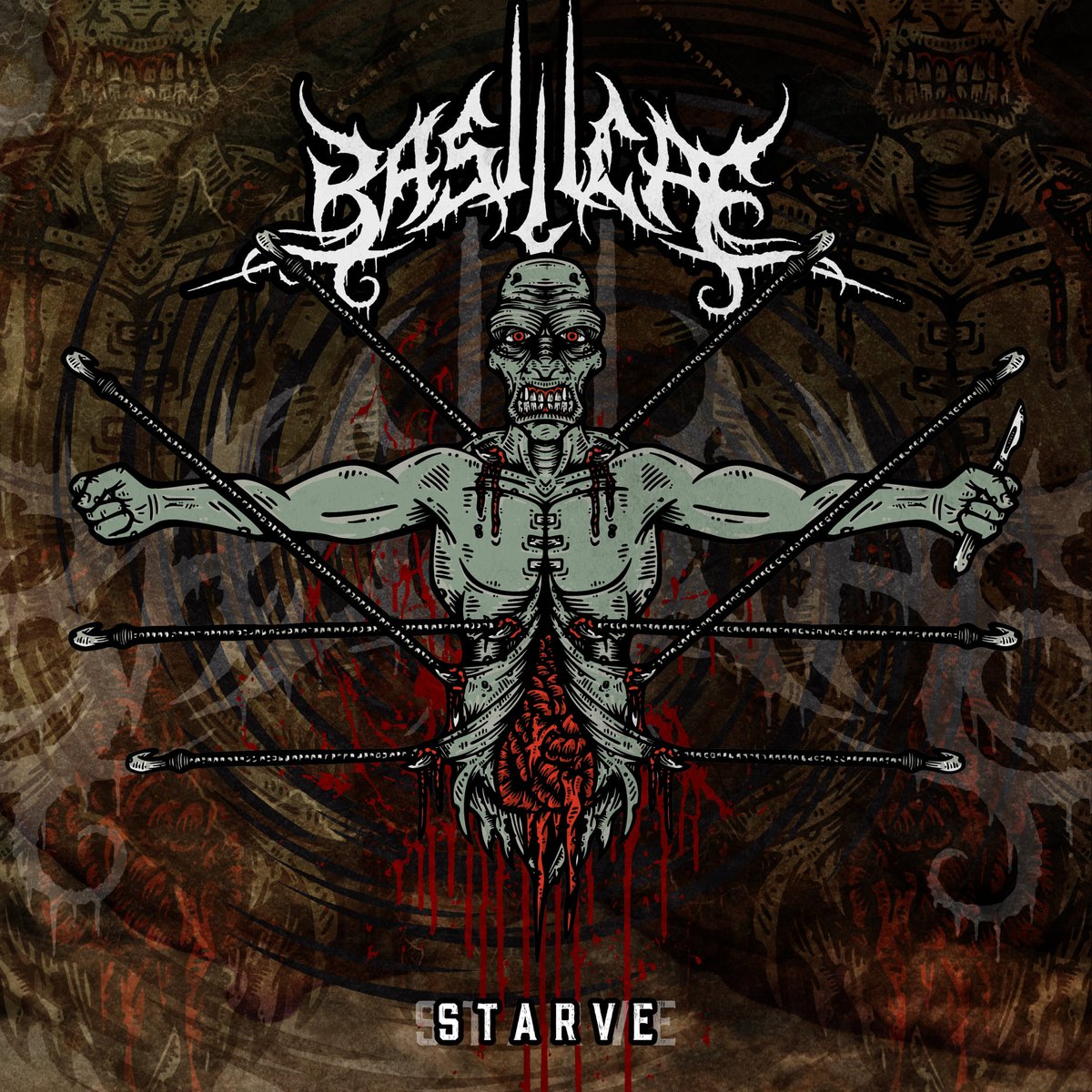 wheniescape's tweet image. made this rad single art for #innerstrengthrecords band #Basilica 

#hardcore #thrash #singleart #cdsingle #thrashmetal #hottopic #deathmetalart #metalart #darkart #graphicdesigner #heavymetal #zombieart #corpseart #horrorart #horrorartist #uncc #charlottenc #clt