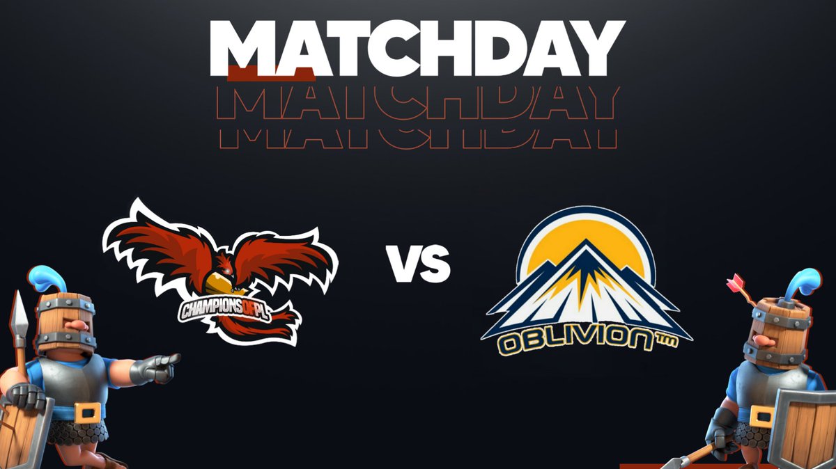 [#MatchDay]
🏆 @CupDeadly Group Stage Match
🆚 Oblivion
⏰Today 8pm CET