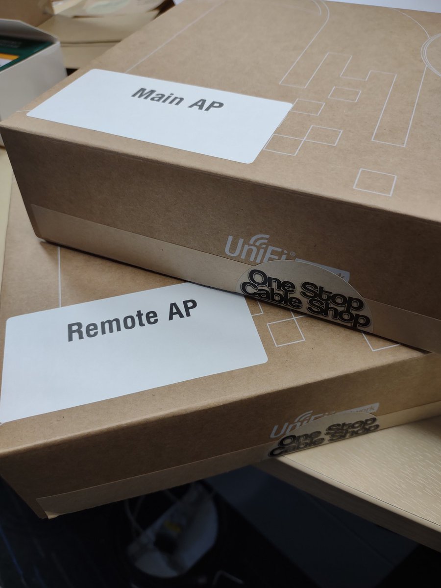 onestopcable's tweet photo. Another fantastic customer has joined team #EasyWiFi - configured, labelled, ready to go. Its not too late to join... https://t.co/O71MVhoFDR
