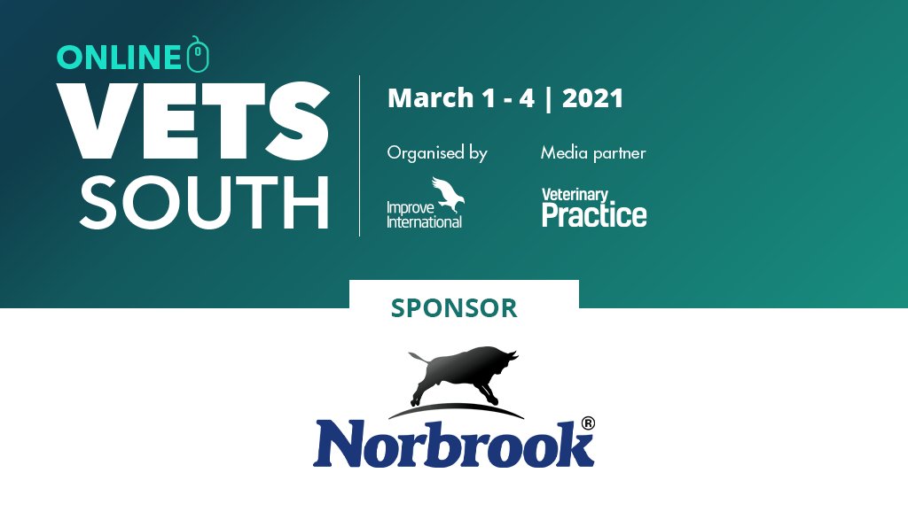 VetsSouth's tweet photo. We’re delighted to announce that leading global provider of veterinary pharmaceuticals, @norbrook, has joined the sponsors for #VetsSouth 2021!
Browse the virtual exhibition and discuss your requirements directly with leading suppliers. Book now https://t.co/cwT47Ba33x https://t.co/1HBhq9IDDu