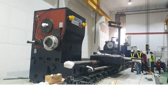 The installation process of the MEGAII-260 for a very happy Singapore customer!