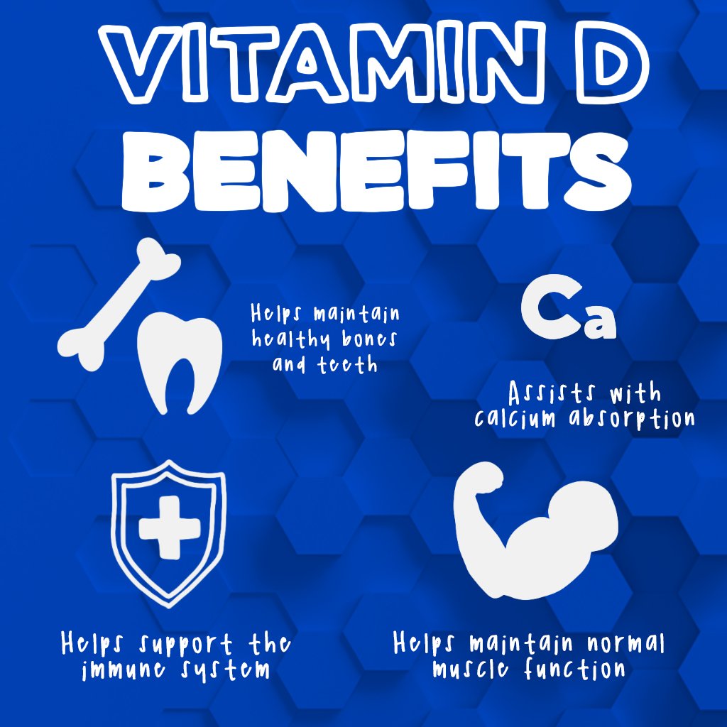 Vitamin D is a great support for your immune system, especially during the winter months. 

Try our Vitamin D VitaGummies for kids &amp; adults, easy to take and suitable for vegetarians! 

#VitaminD #VitD #Winter #Wellness #WinterWellness #Health #ImmuneSupport #Immunity