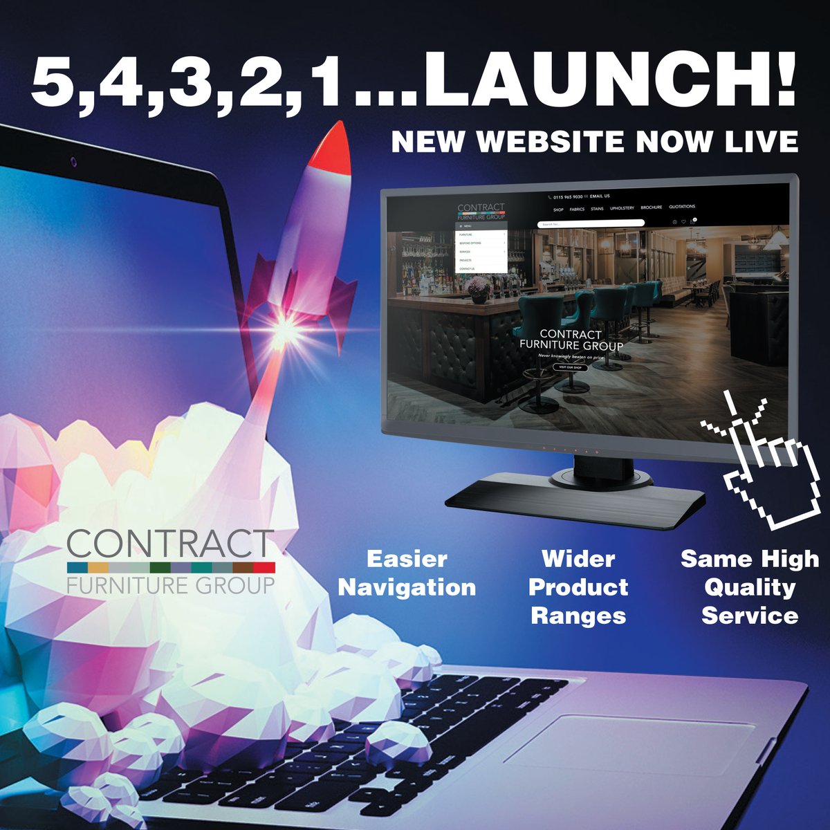 Our new website is now live!

If you haven’t already, go check it out

With a wider range of products and a more user-friendly experience, there’s never been a better time to browse through our products as well as some of our past projects
contractfurniture.co.uk