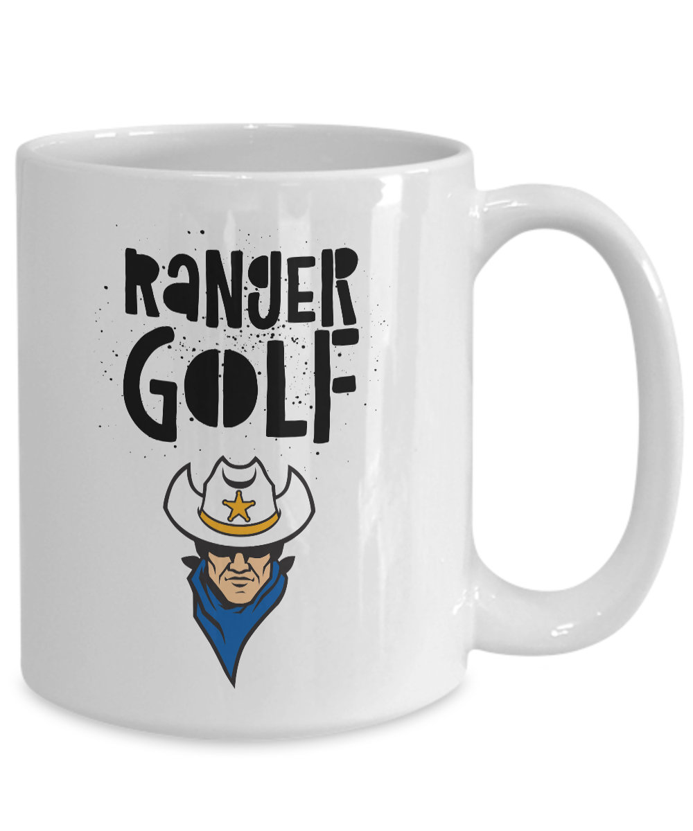 Golf coffee mug, ranger golf mug, ranger pride, school spirit coffee cup, commemorative mug, senior gift etsy.me/35UkeUx #yes #ceramic #no #seniorgift #personalizedmug #commemorativemug #seniorpride #rangerpride #ceramiccoffeemug