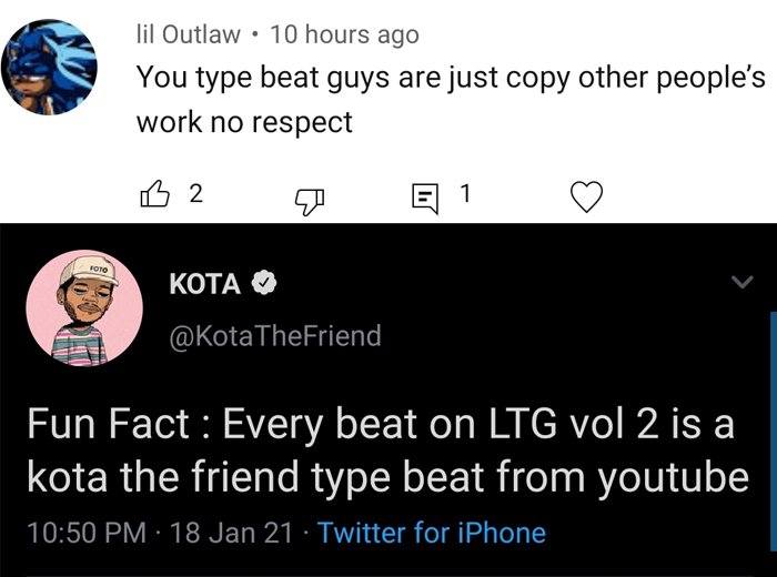 People who hate "type beats" have been making me laugh a lot lately.