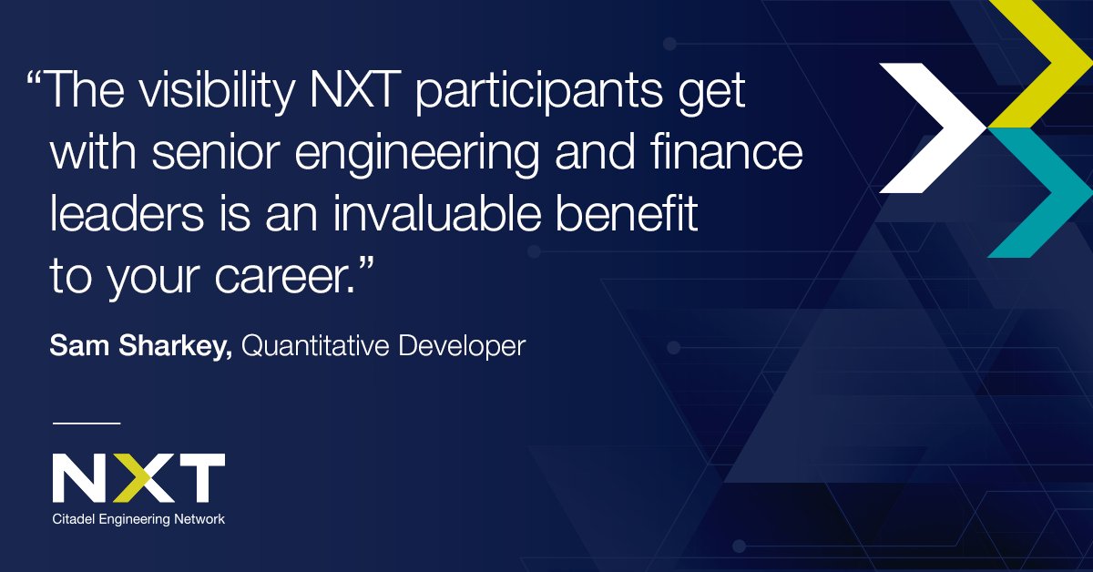 Through our NXT network, software developers get access to extraordinary mentorship and training to build a successful career in finance.