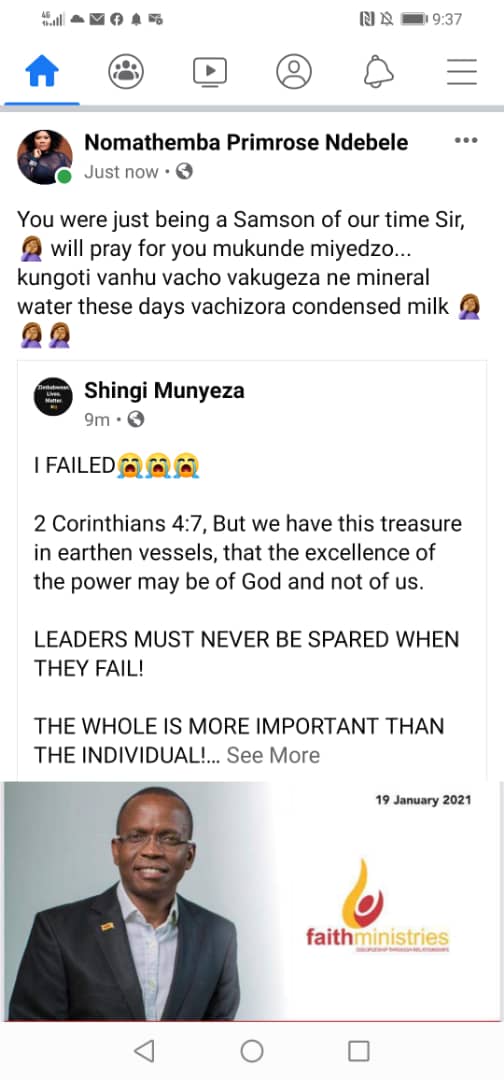 NNehoreka's tweet photo. He was warned in May 2020 by @Jamwanda2 but he wld not listen. He spoke as if he was #God's #viceregent on earth. Insulted and attacked everyone. I hope he now appreciates the table of the #wicked hake.
Hesi kani @ShingiMunyeza. Inini hangu I kick a man when he is down!🤣🤣 https://t.co/qwAAsnMLTJ