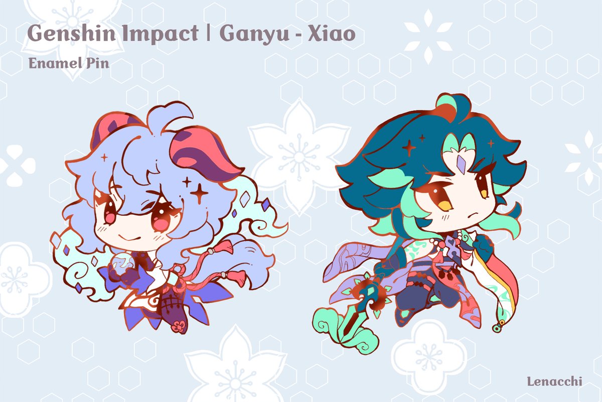 LenacchiArt's tweet photo. 💫Shop Update💫

🔸Ganyu &amp; Xiao Preorder
🔸Albedo &amp; Sucrose Preorder
🔸Klee, Qiqi &amp; Diona Preorder
🔹Childe, Zhongli and Paimon in stock!

💗RT appreciated #GenshinImpact #原神 https://t.co/OMaUYVKIAW