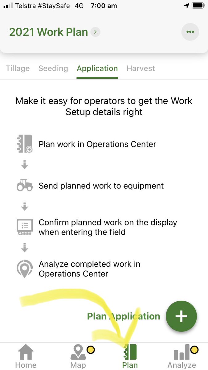 We’ve changed the name of MyOperations to Operations Center Mobile. All the same great features as before, but we’ve added a work planning feature! More to come on that 😉. Check out the Plan tab! #JohnDeereEasy #PrecisionPays #JDEmployee