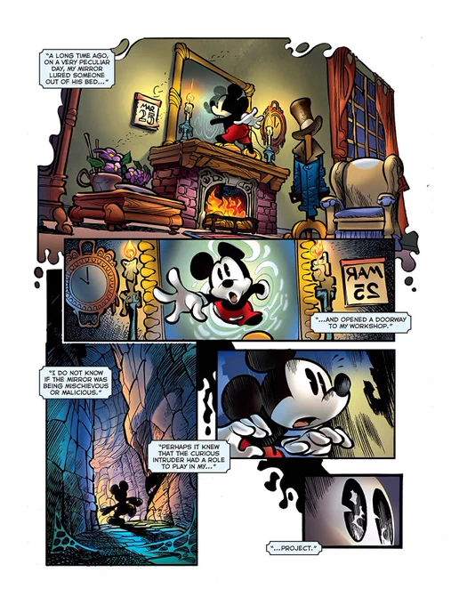 THERE WAS AN EPIC MICKEY COMIC AND 

WHY ARE THEY DRAWN AND WRITTEN SO PERFECTLY I- 