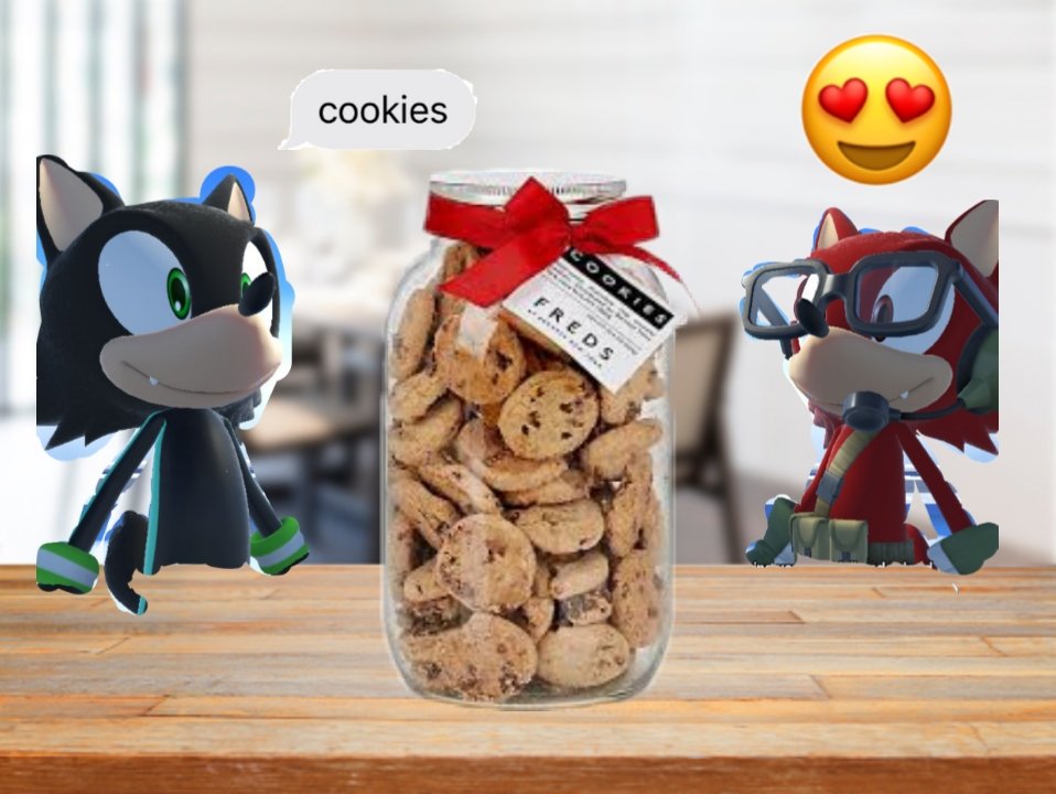 milross5's tweet photo. COOKIES!!!!❤❤here an edit that i made that i was thinking to make(there some mistakes tho.) #sonicthehedgehog #sonicoc #diamondwolf #gadgetthewolf https://t.co/TU8NW0rFNo