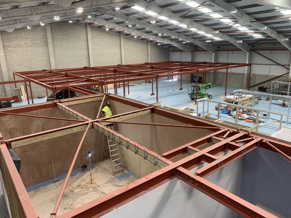 <a href="/WISESteelwork/">WISE Steelwork Ltd</a> 
More #mezzanine floors going up!
#allthegear
