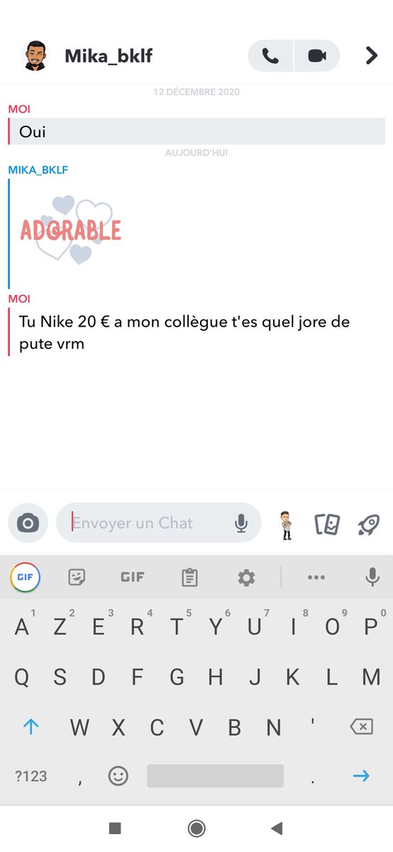 Faite gafe il a niker un mate qui chercher un compte il lui a niker 20 € RT please