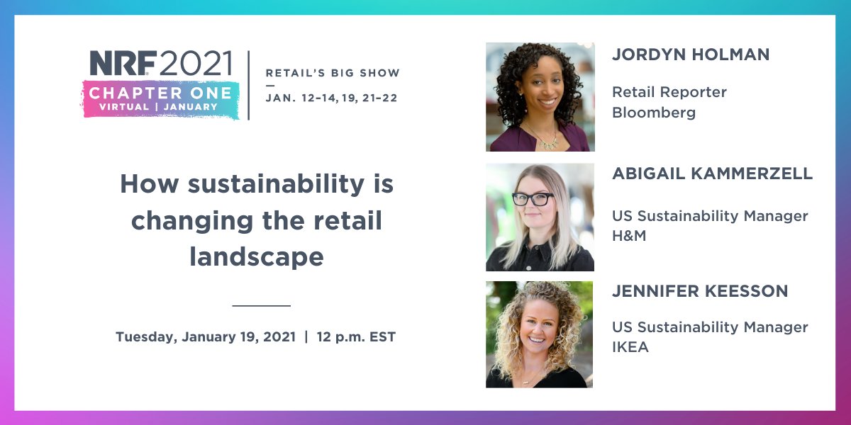 In this era of responsible #retail, we talk to two world class #retailers, @HM &amp; <a href="/IKEAUSA/">IKEA USA</a>, who have always held #sustainability at the forefront of their business agendas with <a href="/JordynJournals/">Jordyn Holman</a>. bit.ly/3o6oDeg #NRF2021