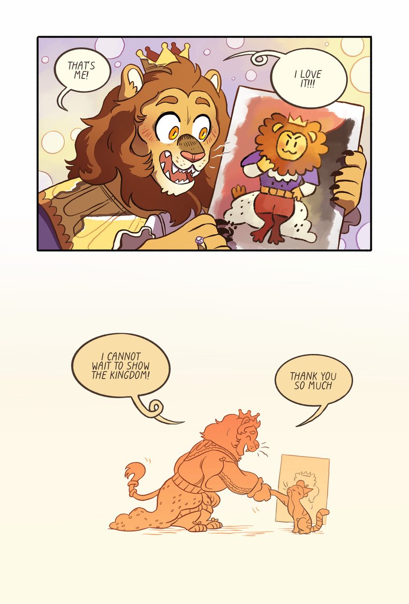 Royal Feline Portraiture (short comic) 