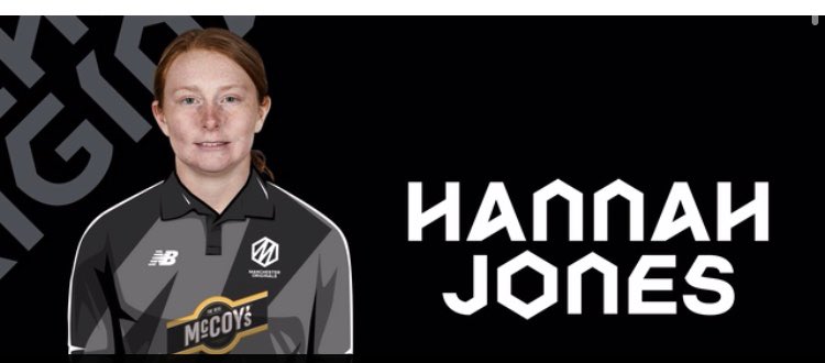 Massive congrats to our vice captain <a href="/HannahMsmjones/">Hannah jones</a> for being name in the Manchester Originals Squad 💪🏻

thehundred.com/news/1979378