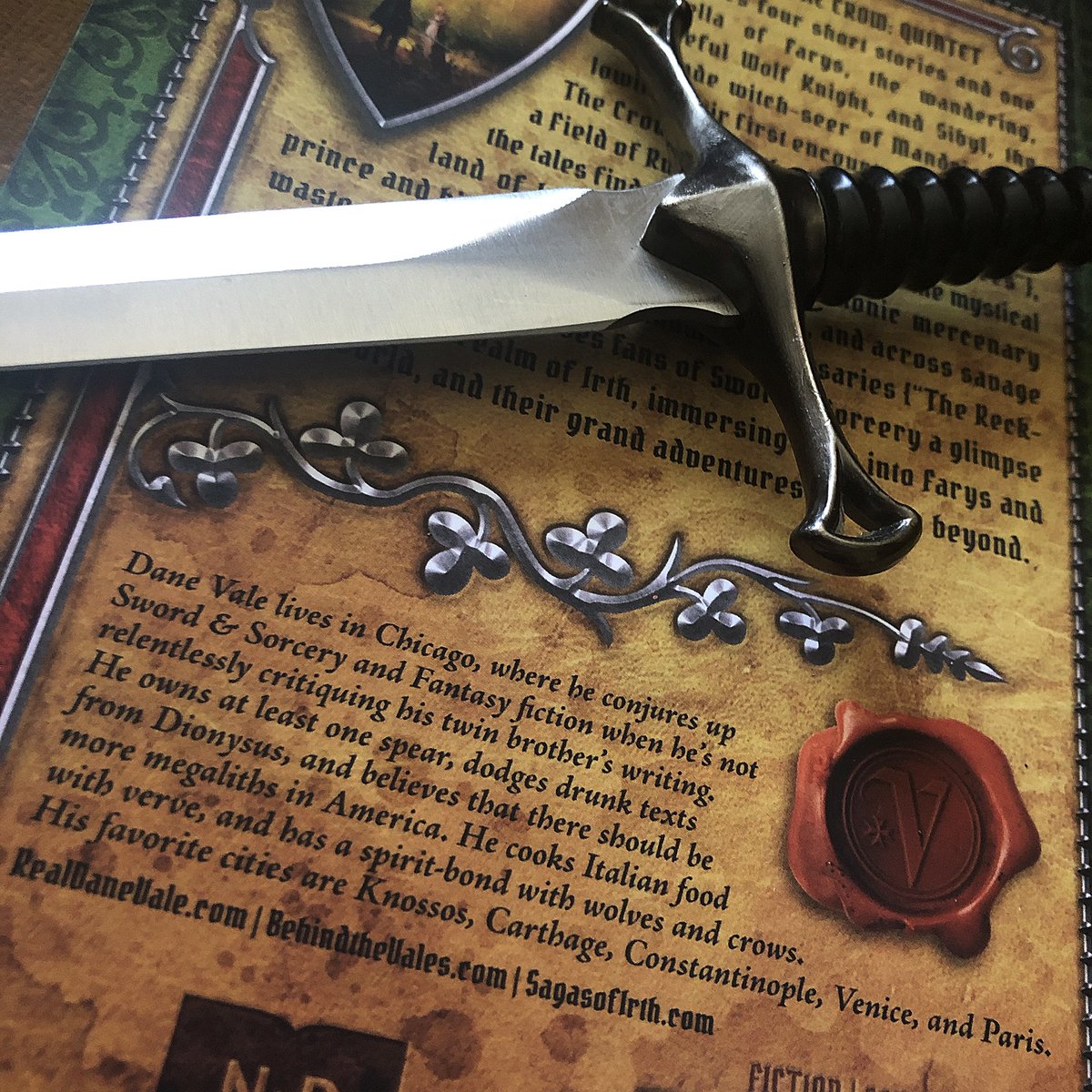 nosetouchpress's tweet photo. “A Pocket Gem…“ The Wolf & The Crow: Quintet (Sagas of Irth) by Dane Vale https://t.co/4u8gy8I8AB via @amazon #fantasyseries #sagasofirth #DaneVale #swordandsorcery https://t.co/vIoGsrnbCA