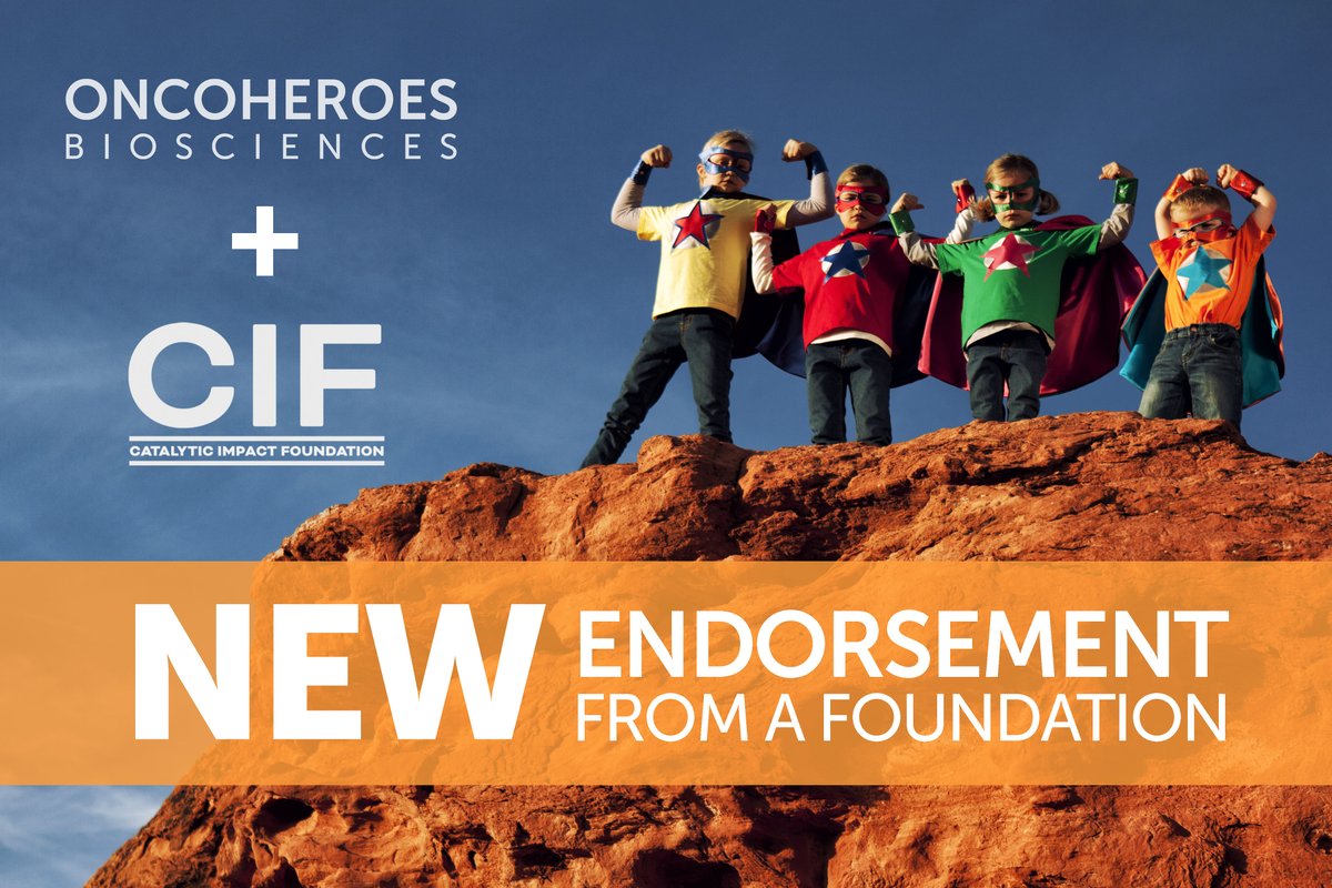 Good News! The Catalytic Impact Foundation, whose mission is to accelerate innovation in life sciences and healthcare by funding transformative early-stage companies, has invested in <a href="/OncoHeroesBio/">Oncoheroes Biosciences</a>. Learn more ow.ly/4SHb50DbWb2. #childhoodcancer #venturephilantropy