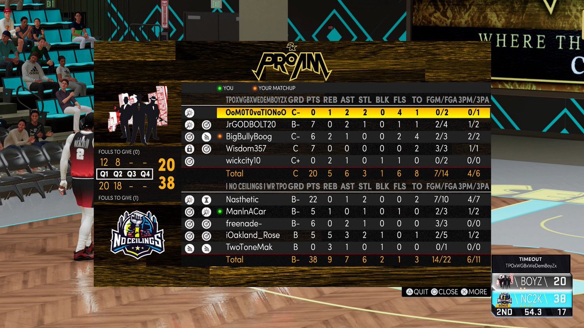 📰TPO SZN9 Matchup News📰

🚨<a href="/NoCeilings2k/">No Ceilings</a> 3 W’s In The Field Gettin K.O.T.S Ready salute💯

Dog Of The Nite🎖
🐺<a href="/MyNasthetic/">hayden</a> (NC) 18 PPG 6 APG 

🖥 Twitch.tv/ManInACar

🔌GFX:<a href="/L0GIC_GFX/">ＬＯＧＩＣ　ＧＦＸ🩸| 𝙏𝟱 🏛</a> 

#PS5 
#NBA2K21🏀 #TPOLeague🎒